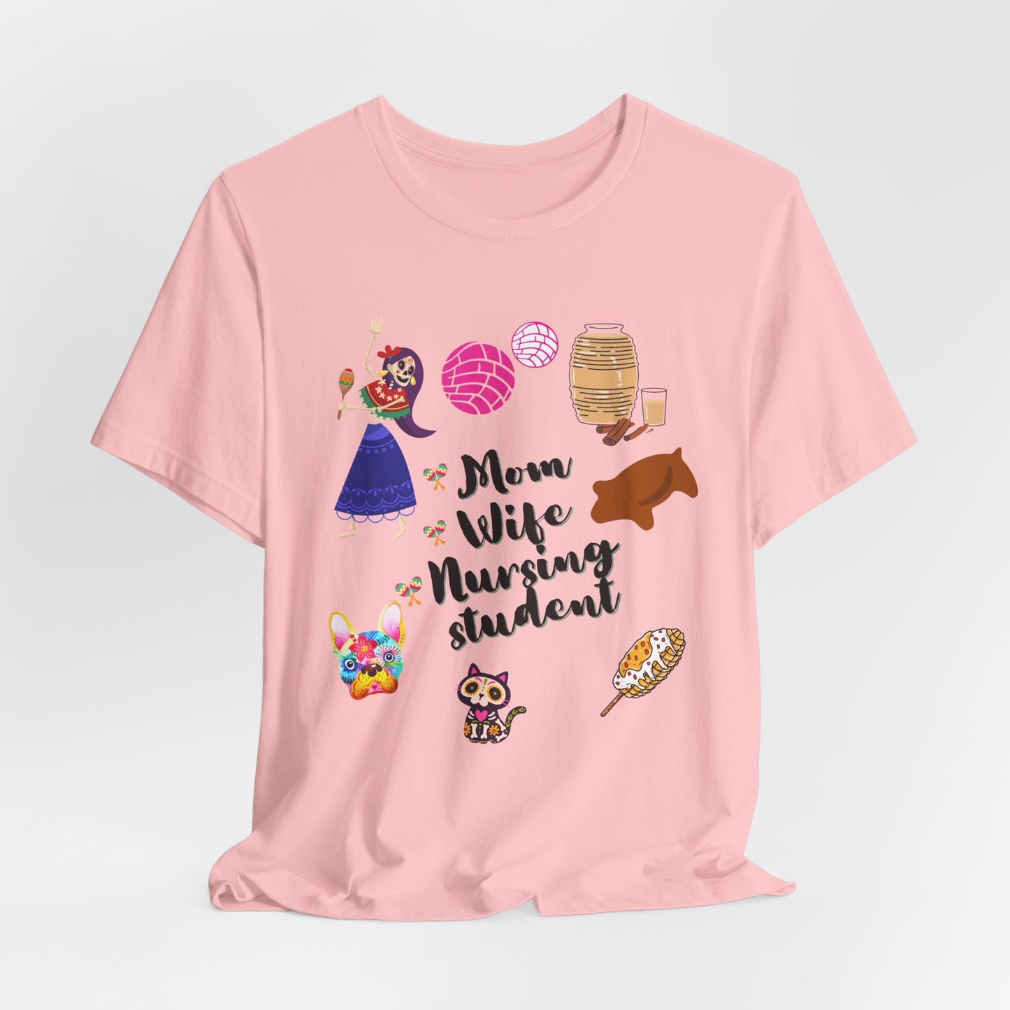 Mom Wife Nursing Student T‑Shirt — Nursing Student Gift Tee