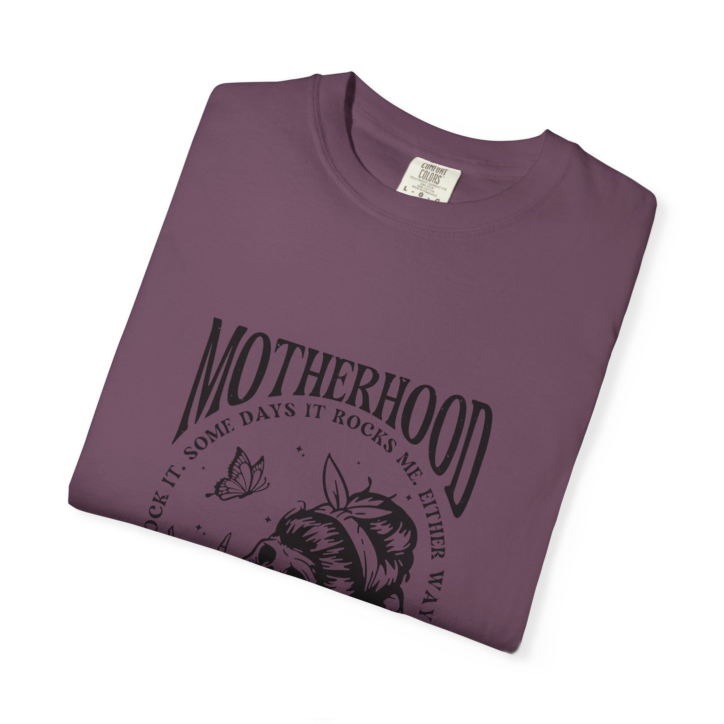 Motherhood Skull T‑Shirt — Vintage Mom Graphic Tee
