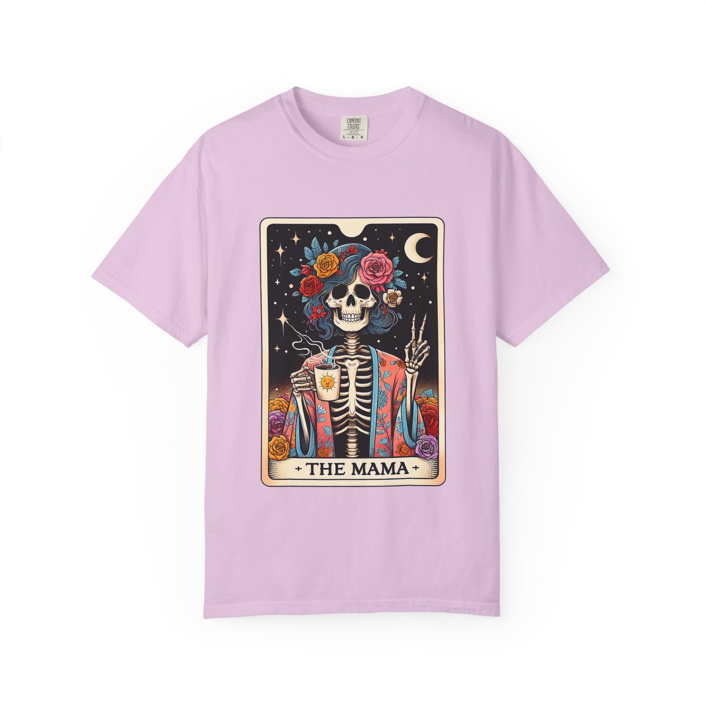 Skull Tarot 'The Mama' T-Shirt — Boho Gothic Mother's Day Tee