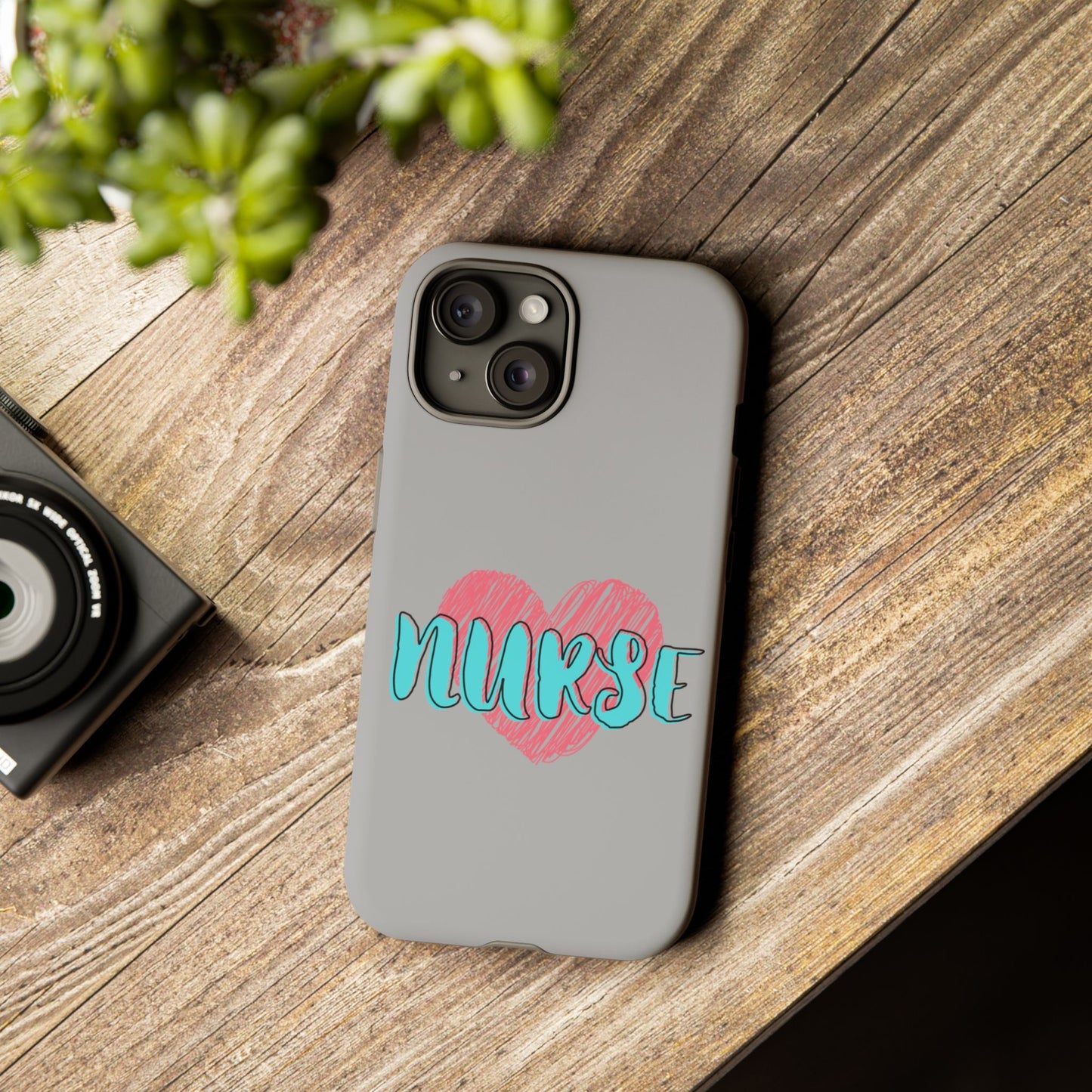 Nurse Heart Tough Phone Case — Cute Protective Phone Cover for Nurses