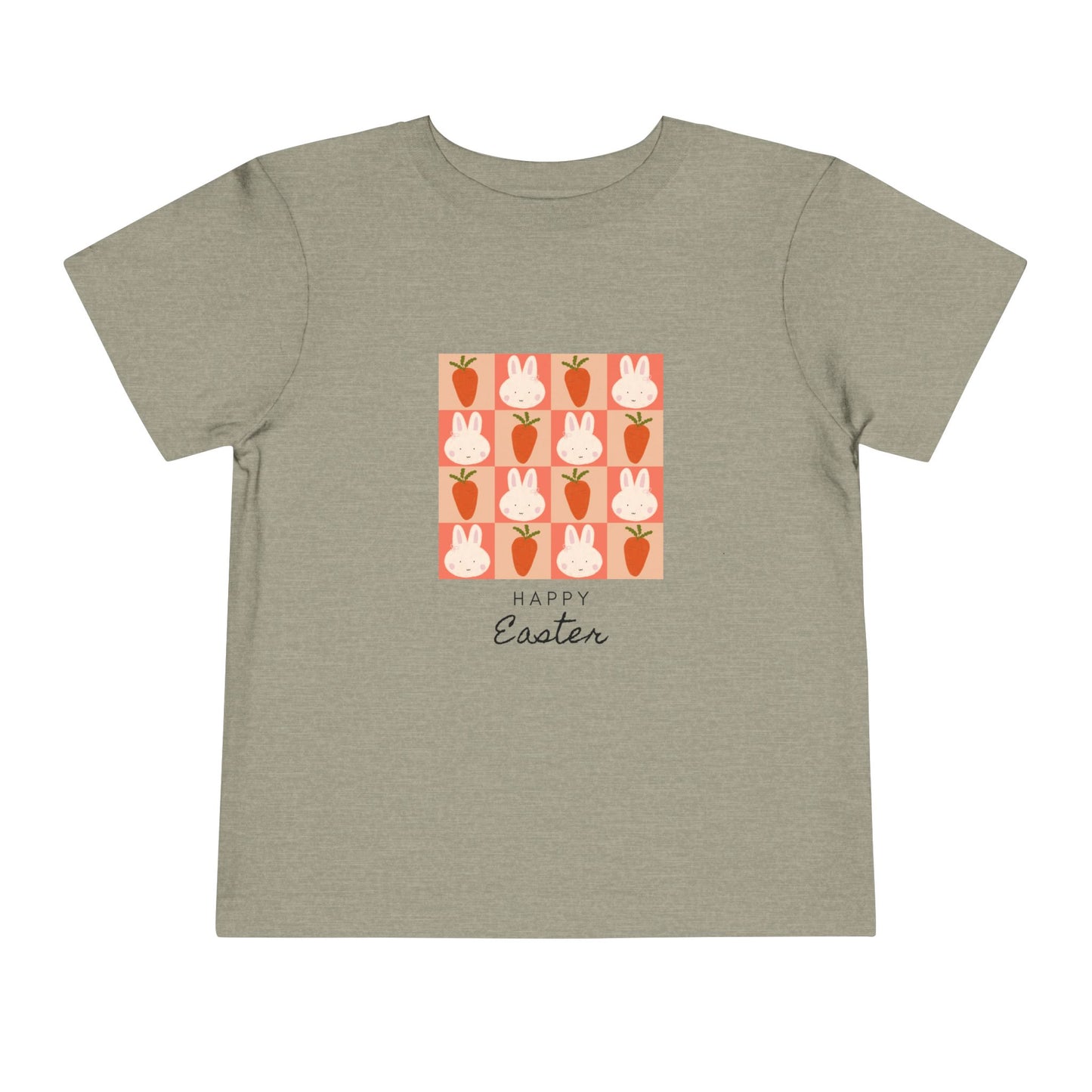 Toddler Tee — Happy Easter Bunny & Carrot Patch Kids Shirt