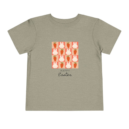 Toddler Tee — Happy Easter Bunny & Carrot Patch Kids Shirt