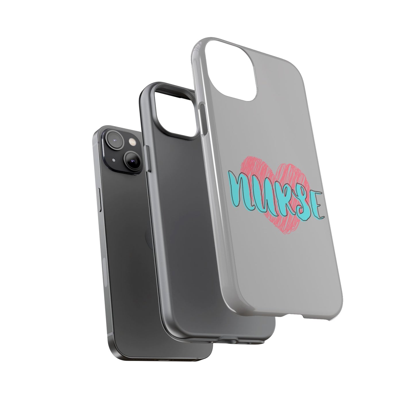 Nurse Heart Tough Phone Case — Cute Protective Phone Cover for Nurses