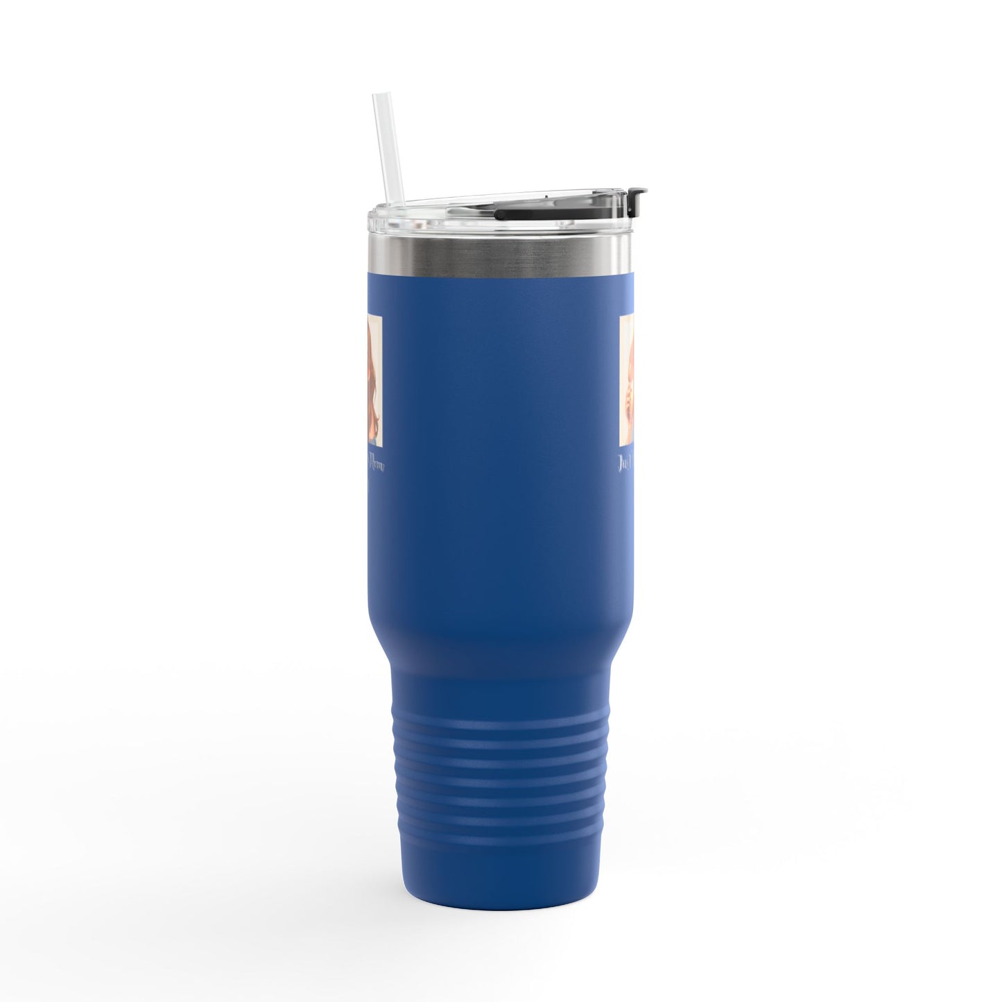 40oz Insulated Travel Mug – “Just Doing Mom Shit”