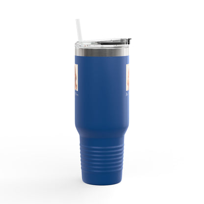 40oz Insulated Travel Mug – “Just Doing Mom Shit”