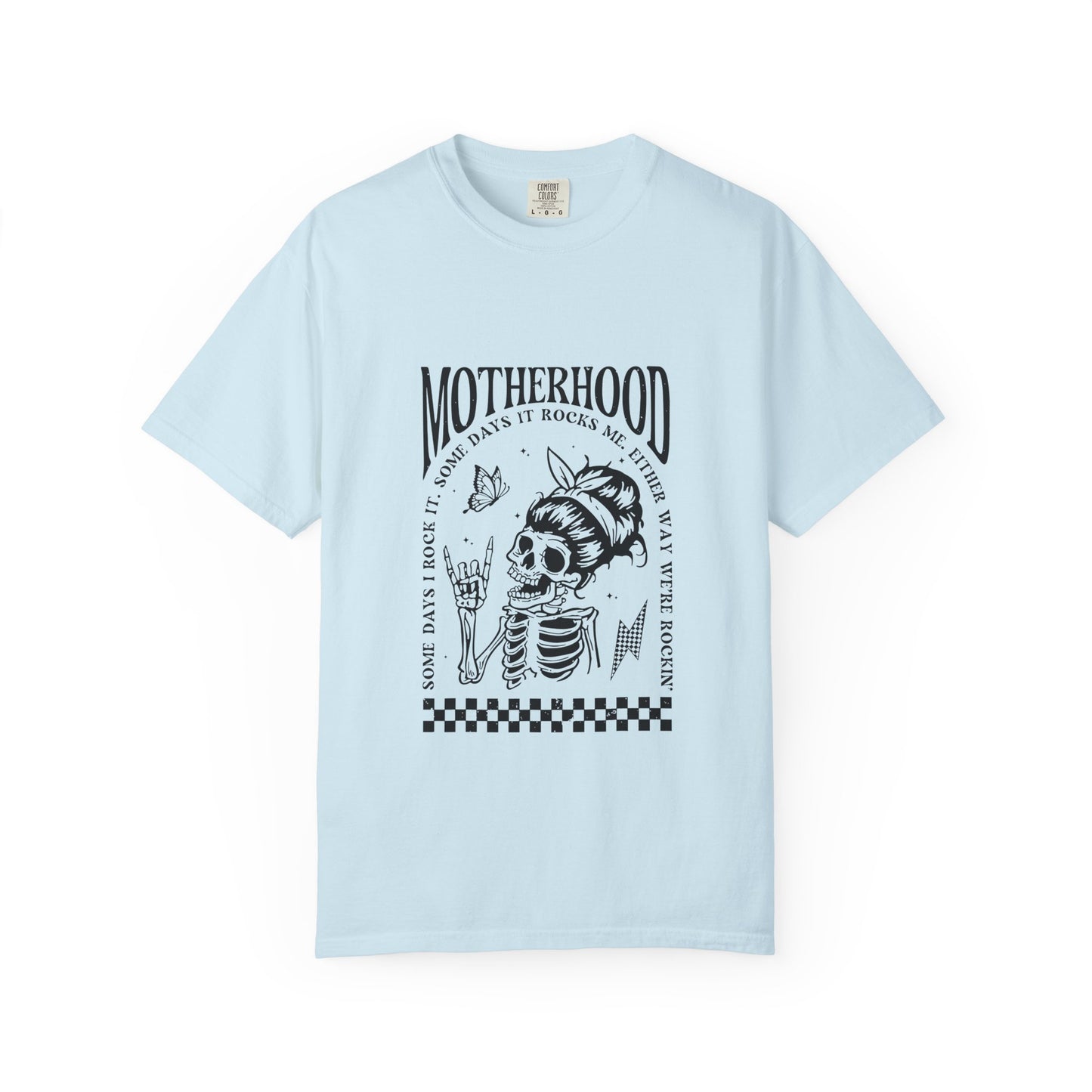 Motherhood Skull T‑Shirt — Vintage Mom Graphic Tee