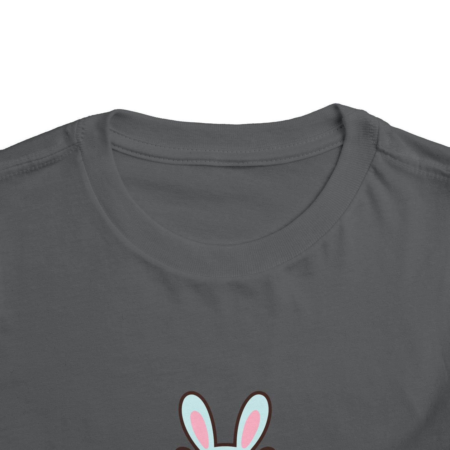 Toddler Tee — Cute Capybara Holding Easter Egg | "Happy Easter" Kids Shirt