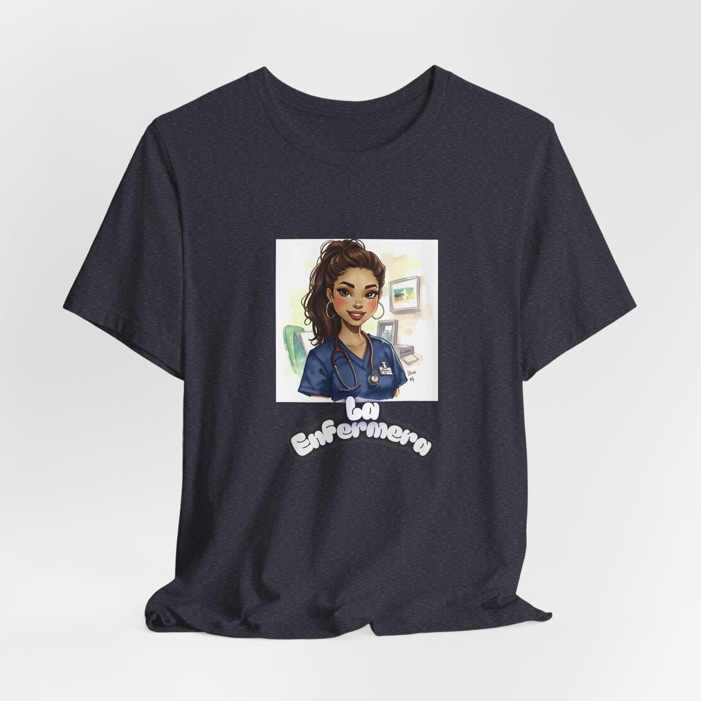 Nurse Empowerment Tee – Cute Female Nurse Illustration