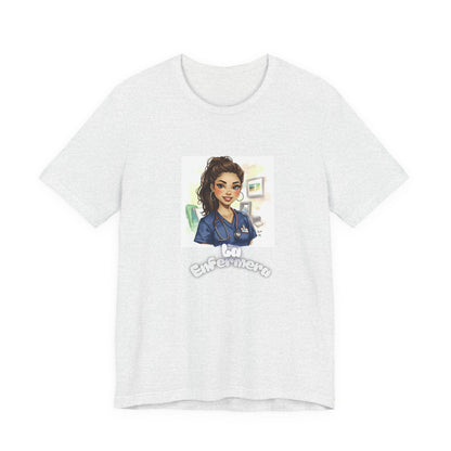 Nurse Empowerment Tee – Cute Female Nurse Illustration