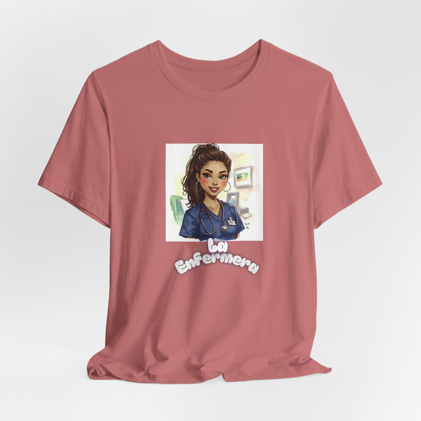 Nurse Empowerment Tee – Cute Female Nurse Illustration