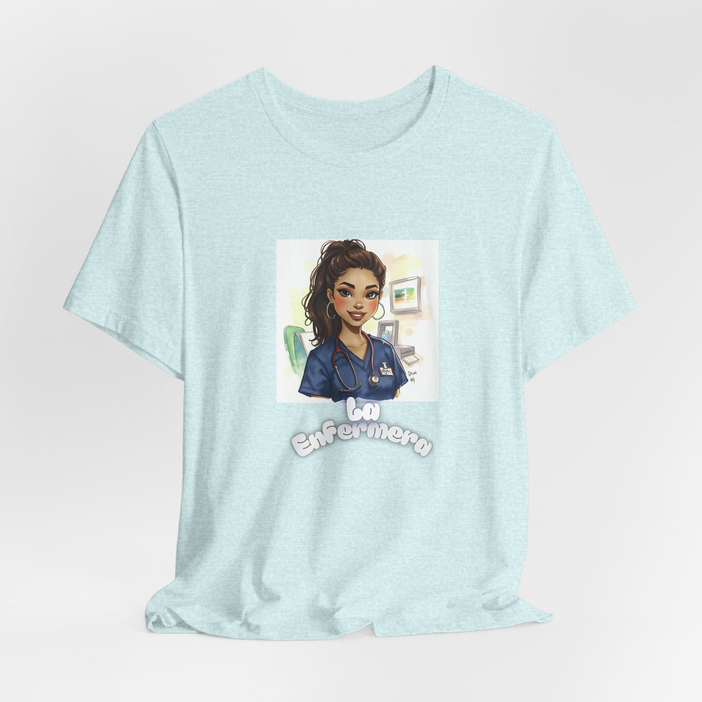 Nurse Empowerment Tee – Cute Female Nurse Illustration