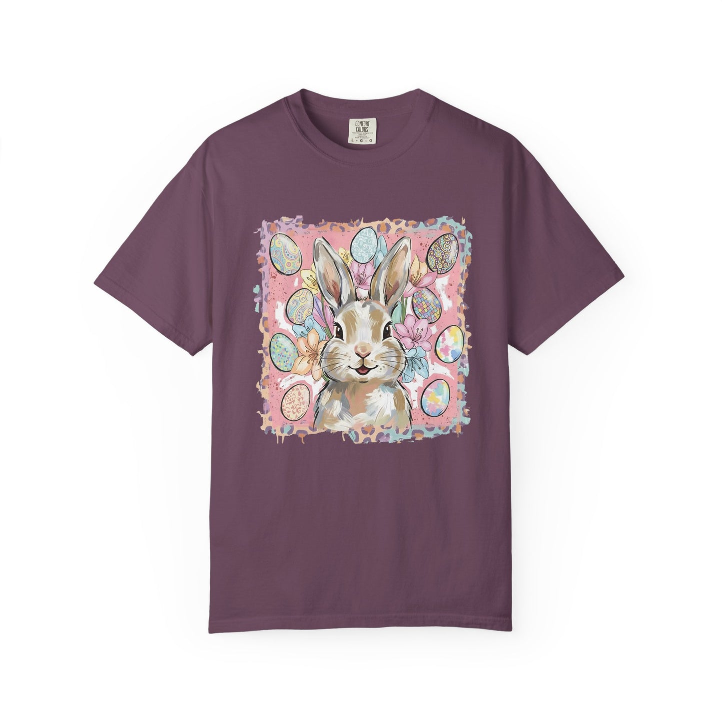 Easter Bunny Watercolor T-Shirt — Pastel Egg Spring Tee