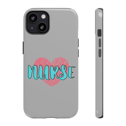 Nurse Heart Tough Phone Case — Cute Protective Phone Cover for Nurses