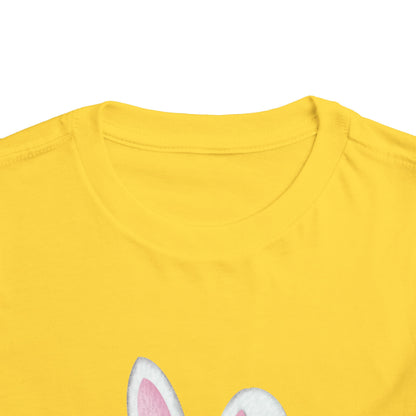 Toddler Tee - Happy Easter Bunny Ears & Colorful Eggs