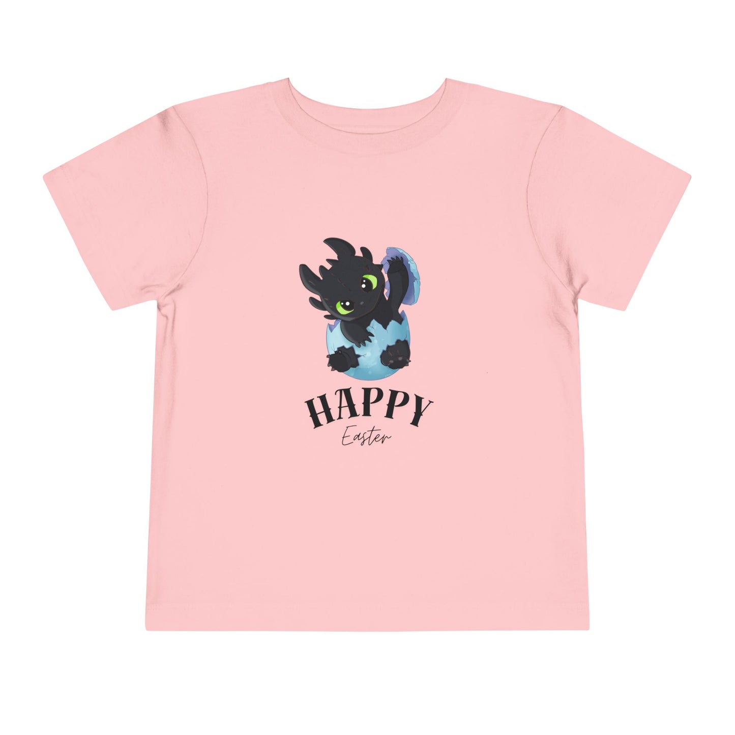 Toddler Tee — Cute Toothless 'Happy Easter' Kids Shirt
