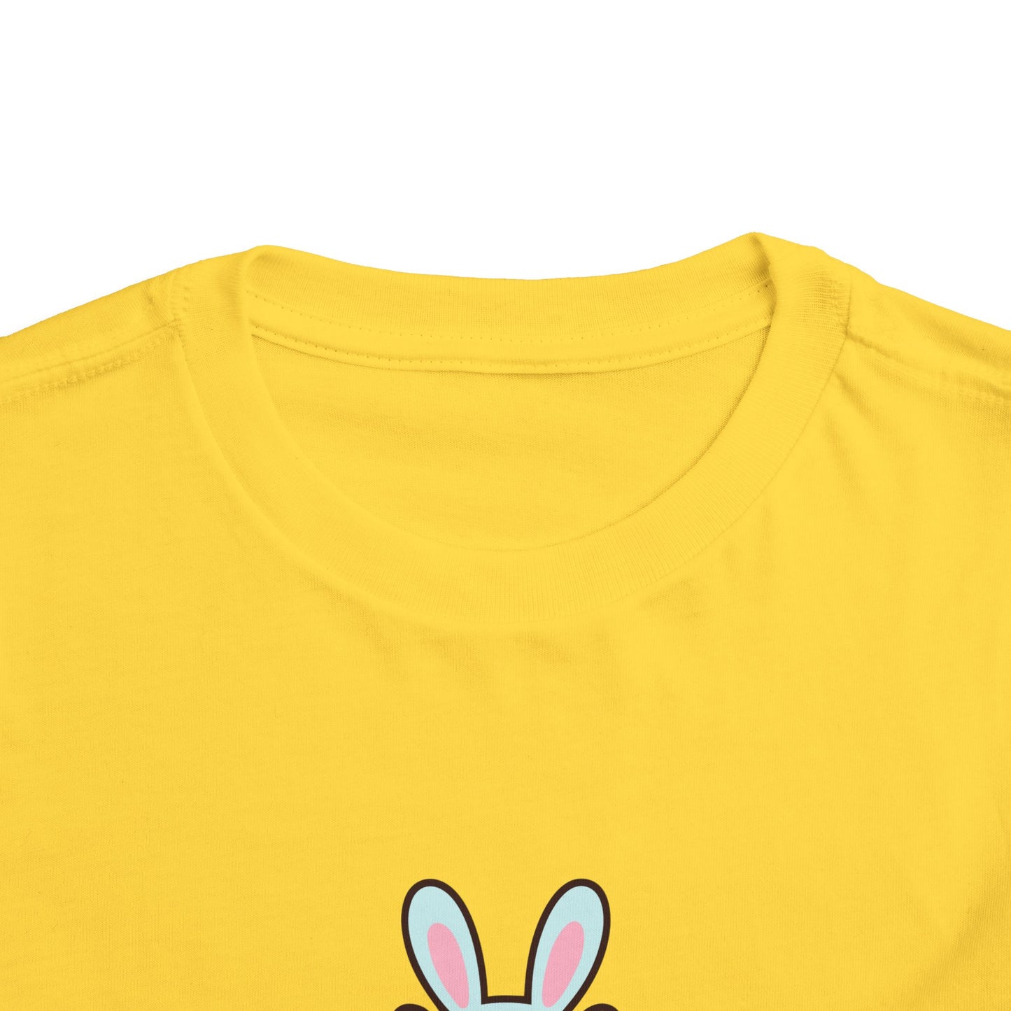 Toddler Tee — Cute Capybara Holding Easter Egg | "Happy Easter" Kids Shirt