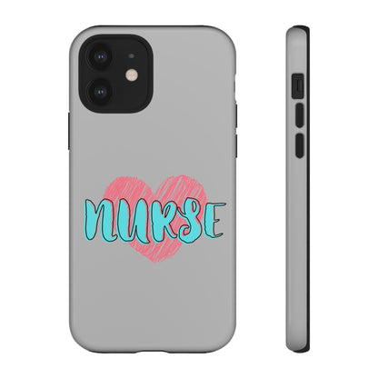 Nurse Heart Tough Phone Case — Cute Protective Phone Cover for Nurses