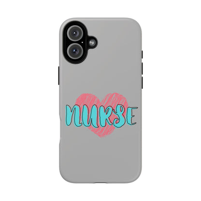 Nurse Heart Tough Phone Case — Cute Protective Phone Cover for Nurses