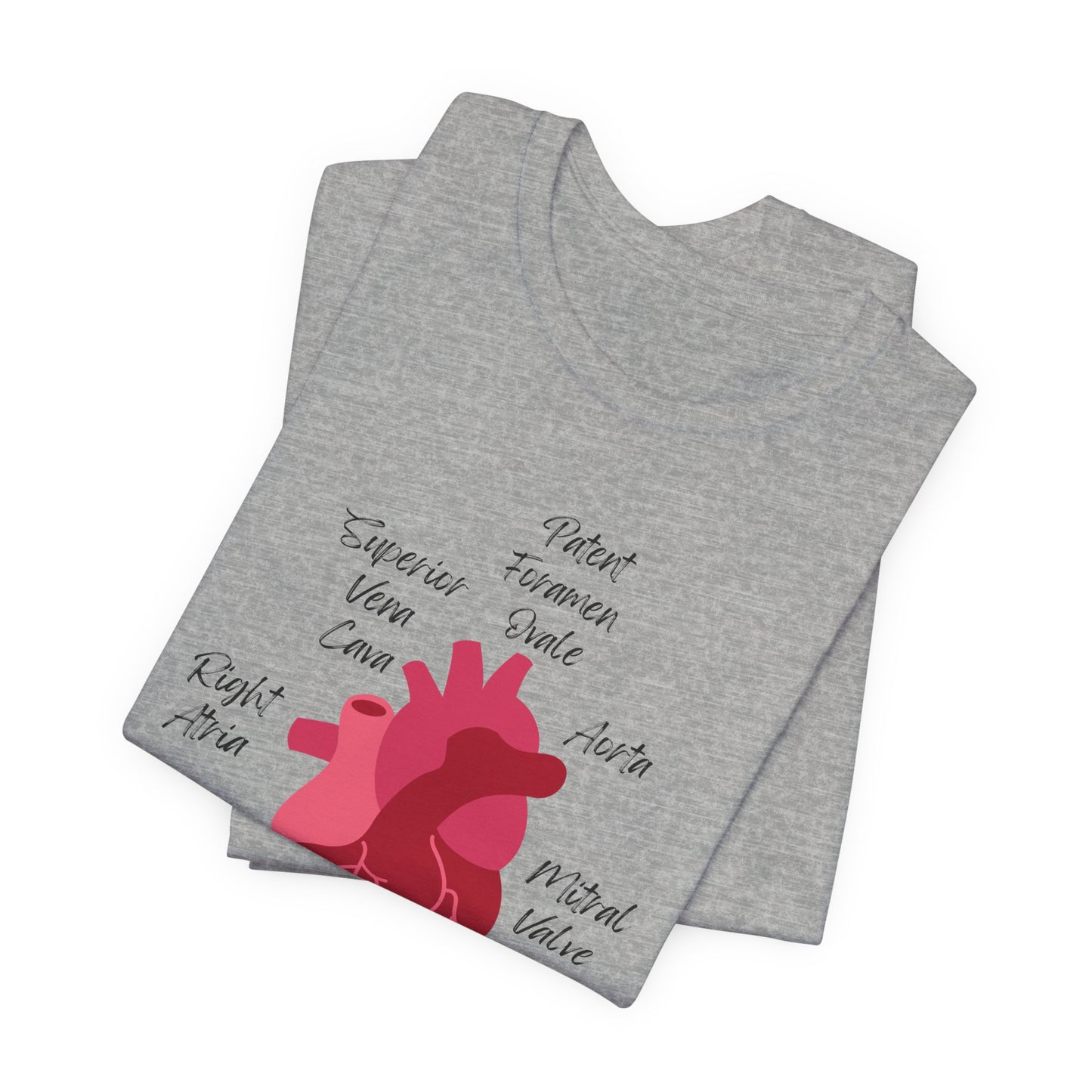 'Go With The Flow' Heart Anatomy Shirt