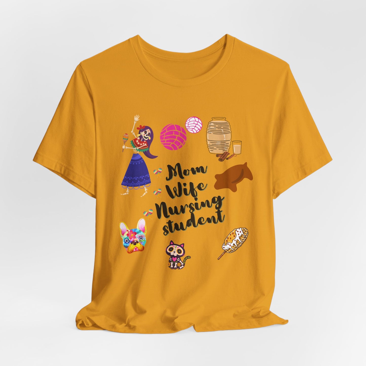 Mom Wife Nursing Student T‑Shirt — Nursing Student Gift Tee