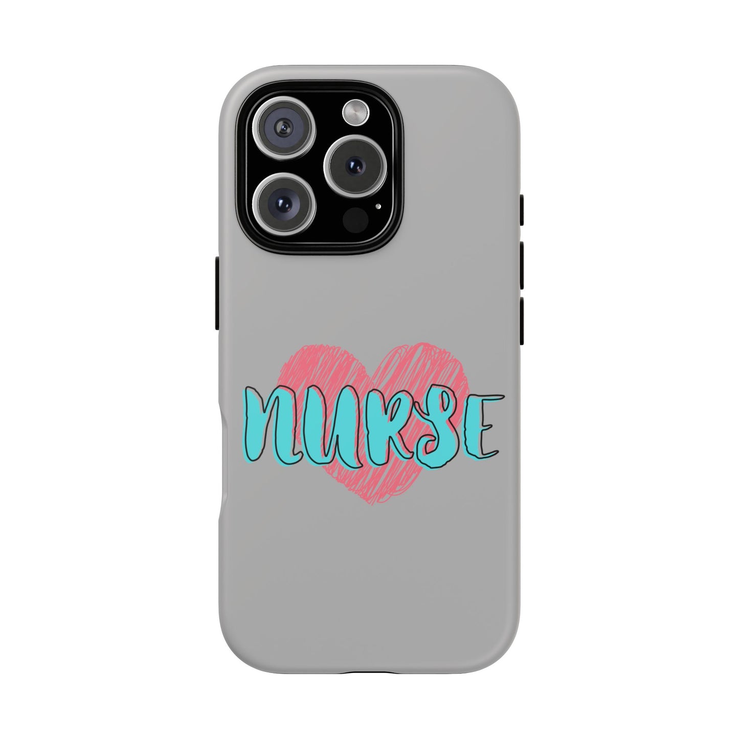 Nurse Heart Tough Phone Case — Cute Protective Phone Cover for Nurses