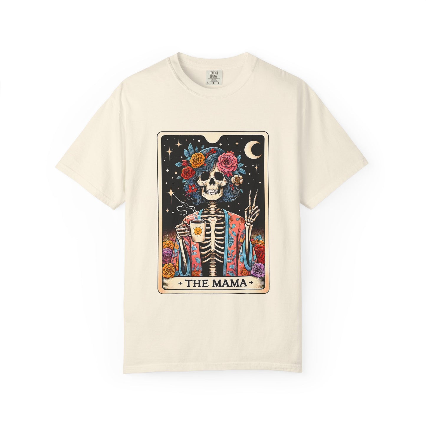 Skull Tarot 'The Mama' T-Shirt — Boho Gothic Mother's Day Tee