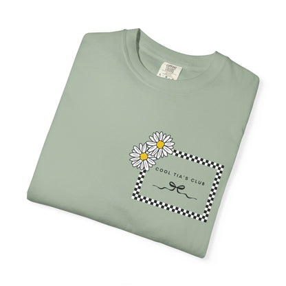 Daisy Checkerboard T-Shirt – "Cool Tia's Club" Graphic Tee