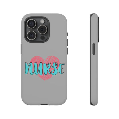 Nurse Heart Tough Phone Case — Cute Protective Phone Cover for Nurses