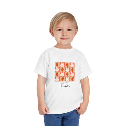Toddler Tee — Happy Easter Bunny & Carrot Patch Kids Shirt