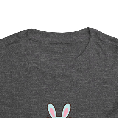 Toddler Tee — Cute Capybara Holding Easter Egg | "Happy Easter" Kids Shirt
