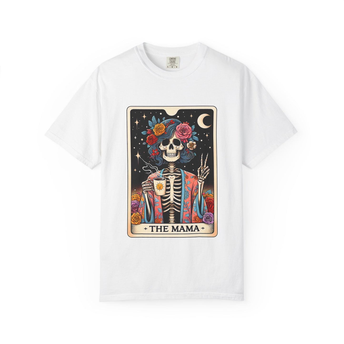 Skull Tarot 'The Mama' T-Shirt — Boho Gothic Mother's Day Tee
