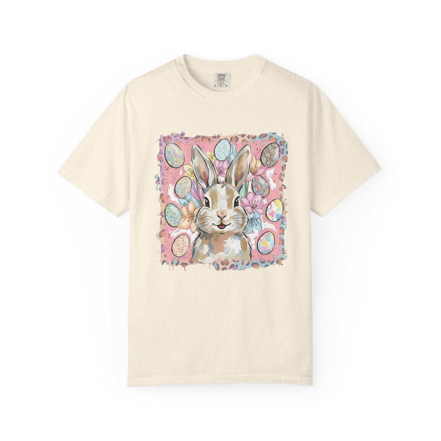 Easter Bunny Watercolor T-Shirt — Pastel Egg Spring Tee