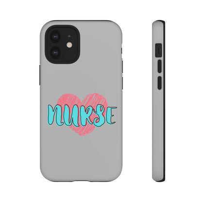 Nurse Heart Tough Phone Case — Cute Protective Phone Cover for Nurses