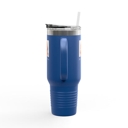 40oz Insulated Travel Mug – “Just Doing Mom Shit”