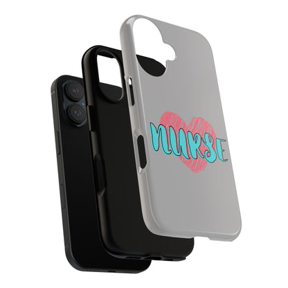 Nurse Heart Tough Phone Case — Cute Protective Phone Cover for Nurses