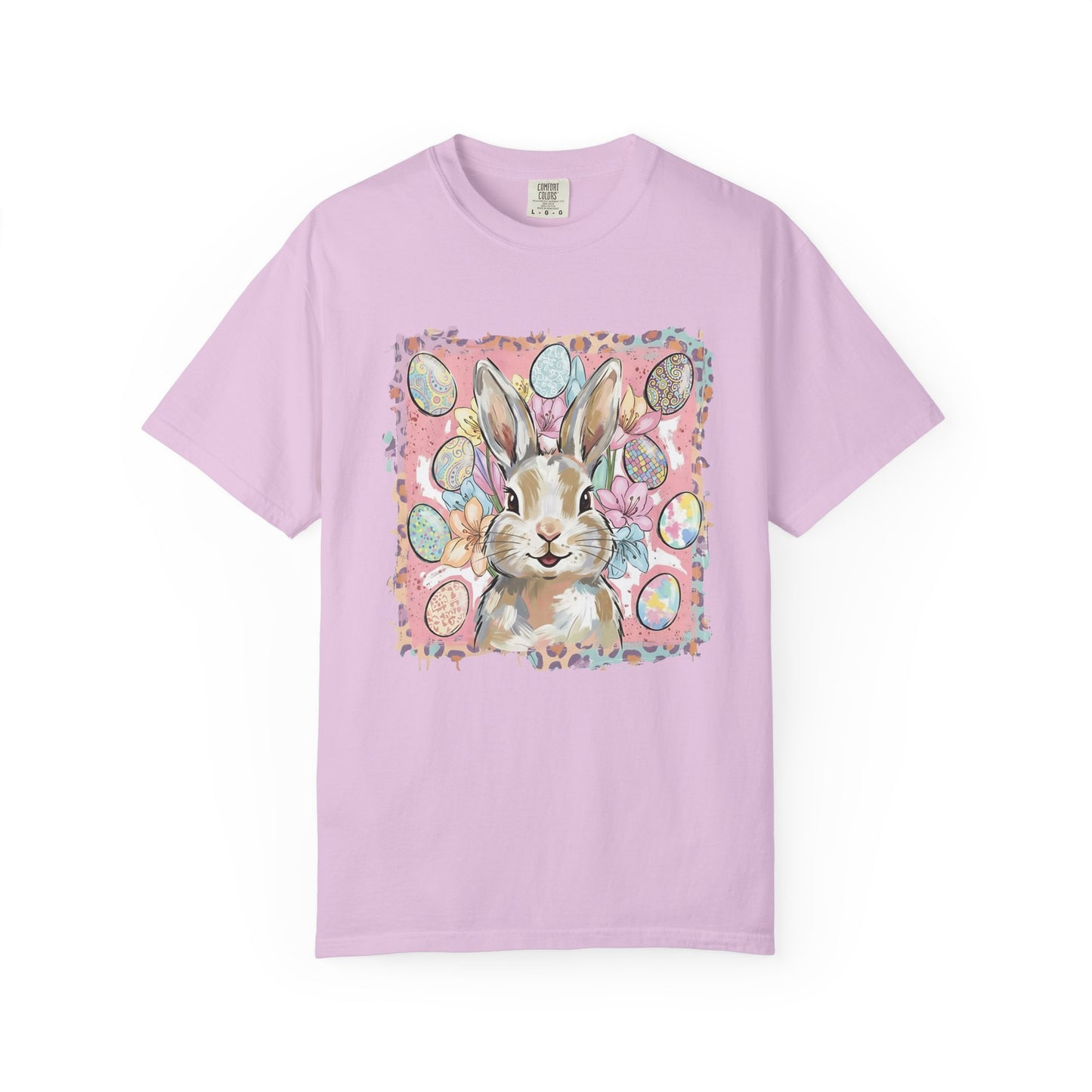 Easter Bunny Watercolor T-Shirt — Pastel Egg Spring Tee