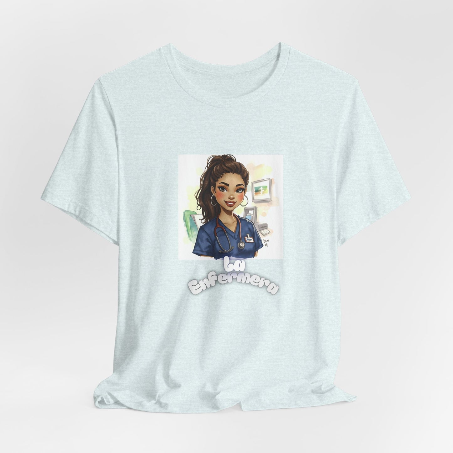 Nurse Empowerment Tee – Cute Female Nurse Illustration