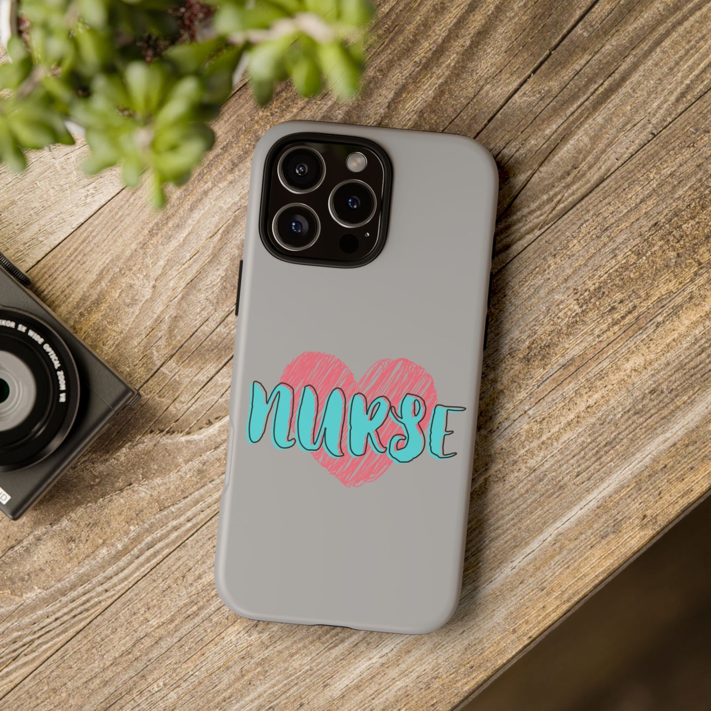 Nurse Heart Tough Phone Case — Cute Protective Phone Cover for Nurses