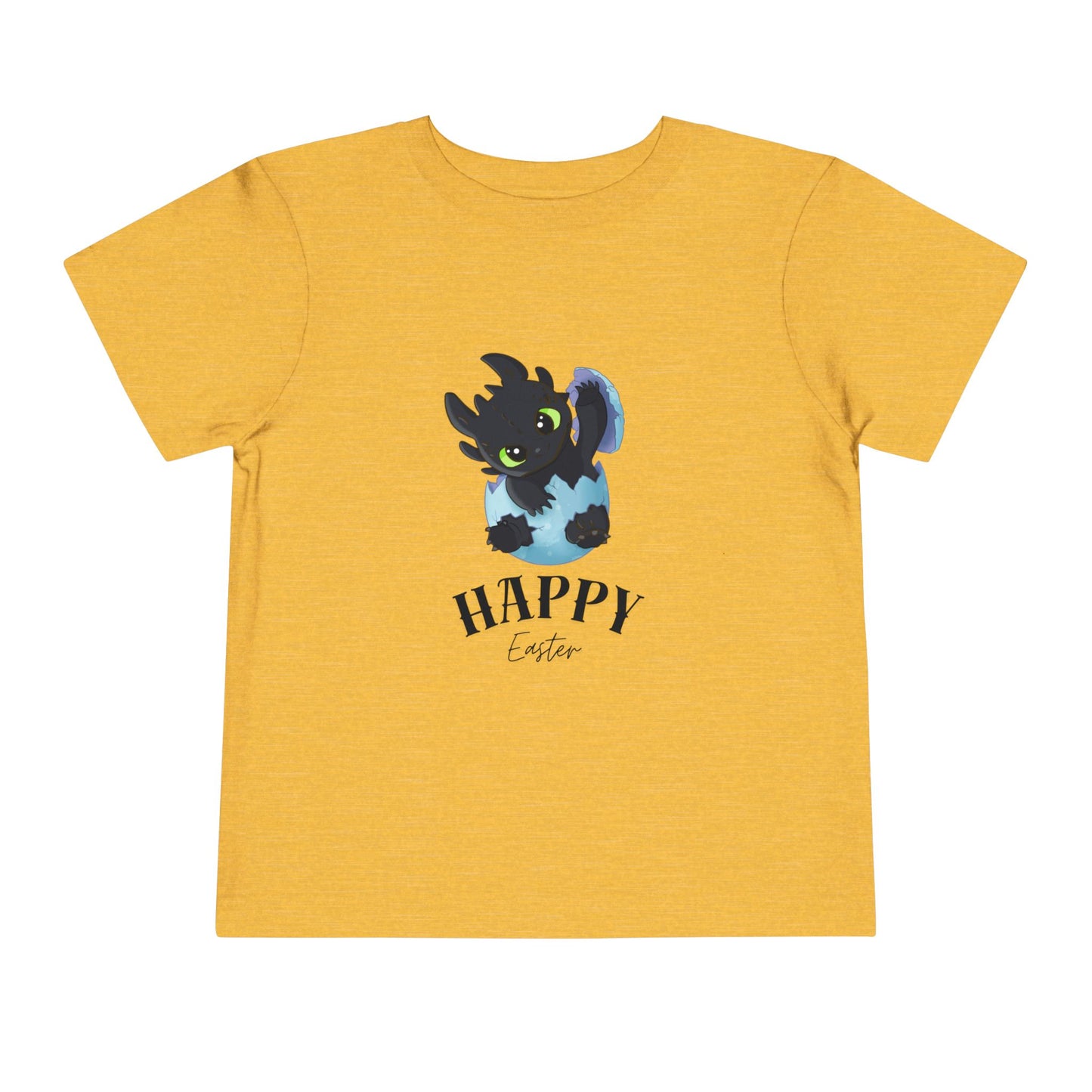 Toddler Tee — Cute Toothless 'Happy Easter' Kids Shirt
