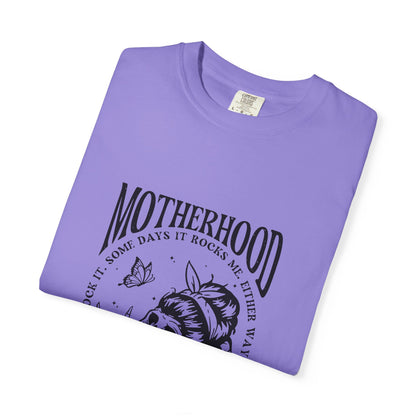 Motherhood Skull T‑Shirt — Vintage Mom Graphic Tee