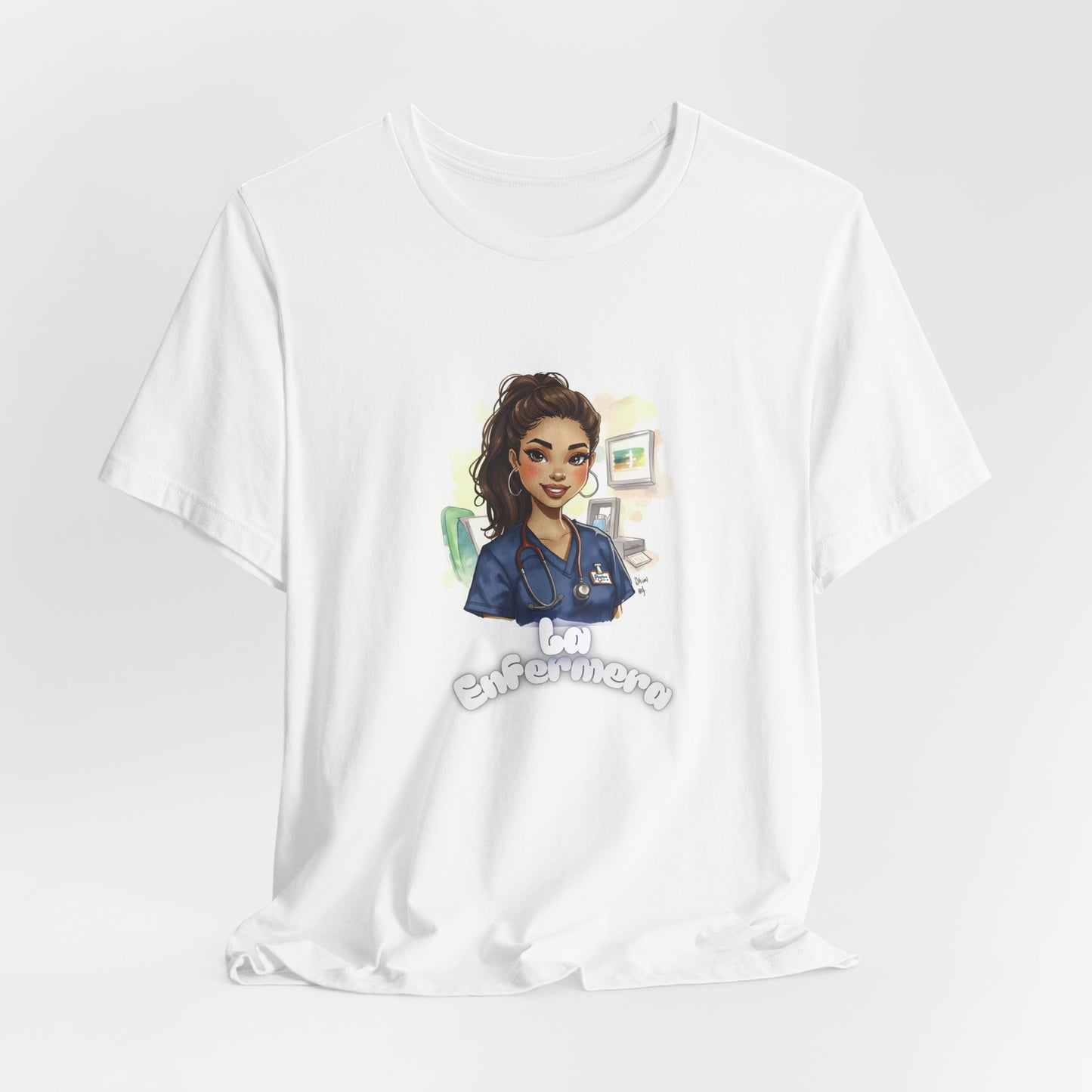 Nurse Empowerment Tee – Cute Female Nurse Illustration