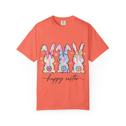 Happy Easter Unisex Garment-Dyed T-shirt