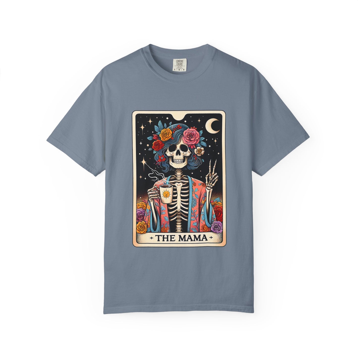 Skull Tarot 'The Mama' T-Shirt — Boho Gothic Mother's Day Tee