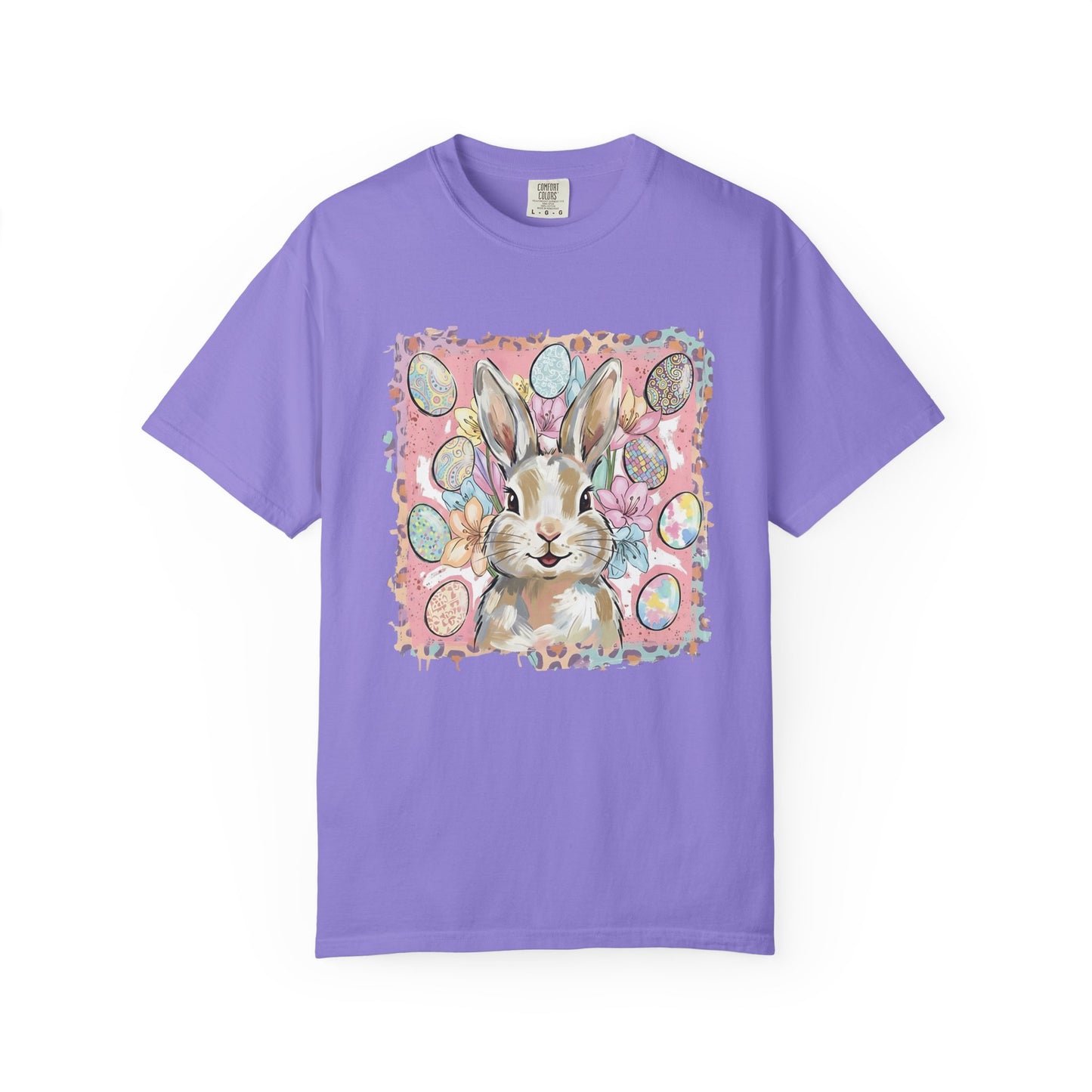 Easter Bunny Watercolor T-Shirt — Pastel Egg Spring Tee