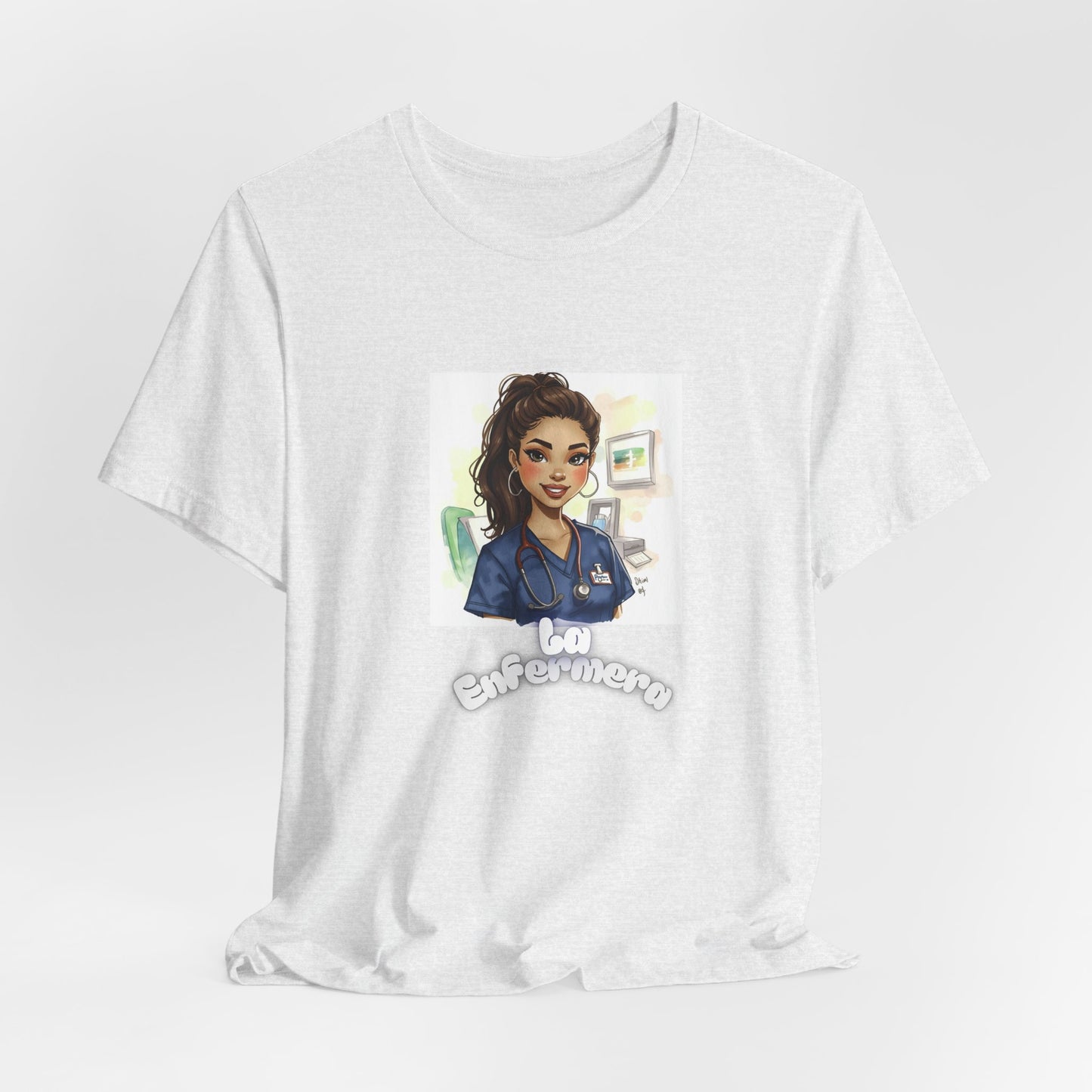 Nurse Empowerment Tee – Cute Female Nurse Illustration