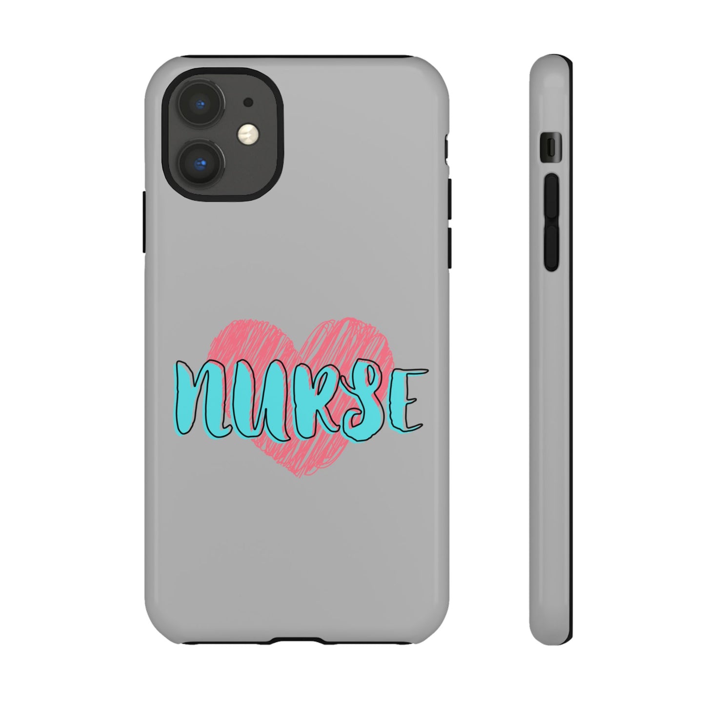 Nurse Heart Tough Phone Case — Cute Protective Phone Cover for Nurses