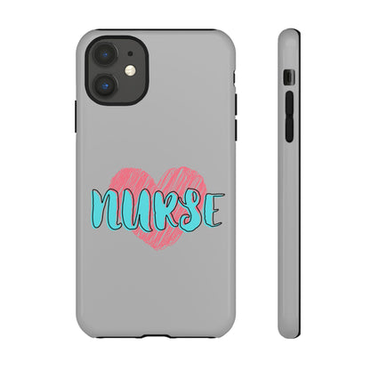 Nurse Heart Tough Phone Case — Cute Protective Phone Cover for Nurses