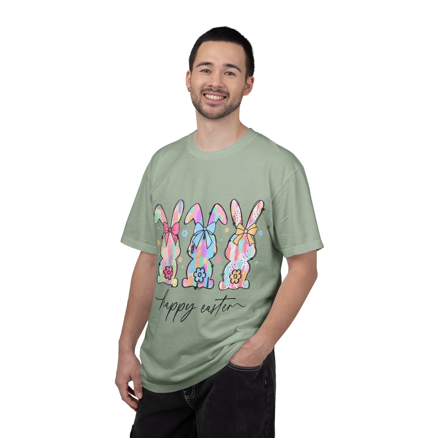 Happy Easter Unisex Garment-Dyed T-shirt