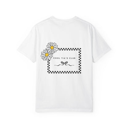 Daisy Checkerboard T-Shirt – "Cool Tia's Club" Graphic Tee