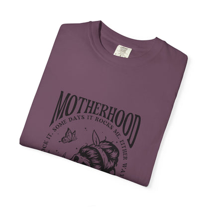 Motherhood Skull T‑Shirt — Vintage Mom Graphic Tee